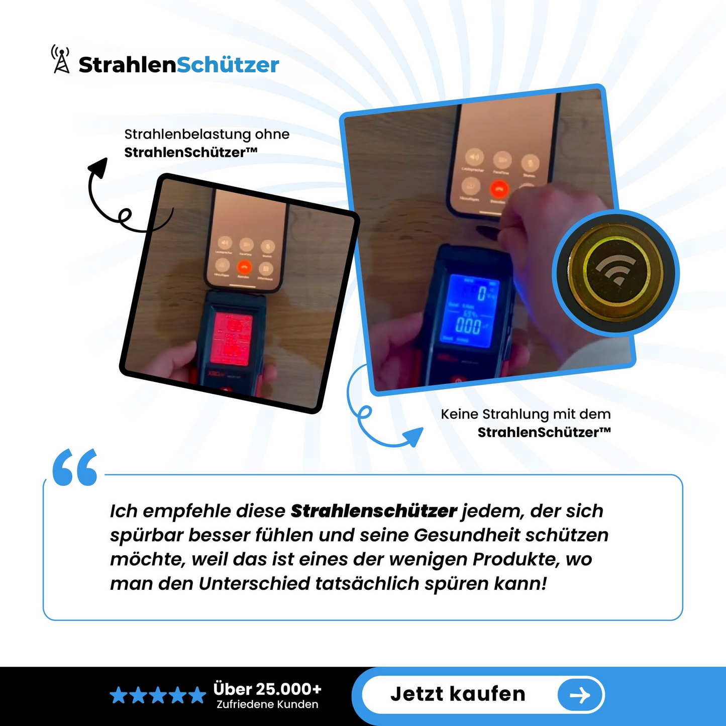 StrahlenSchützer® V2 - Das patentierte Original